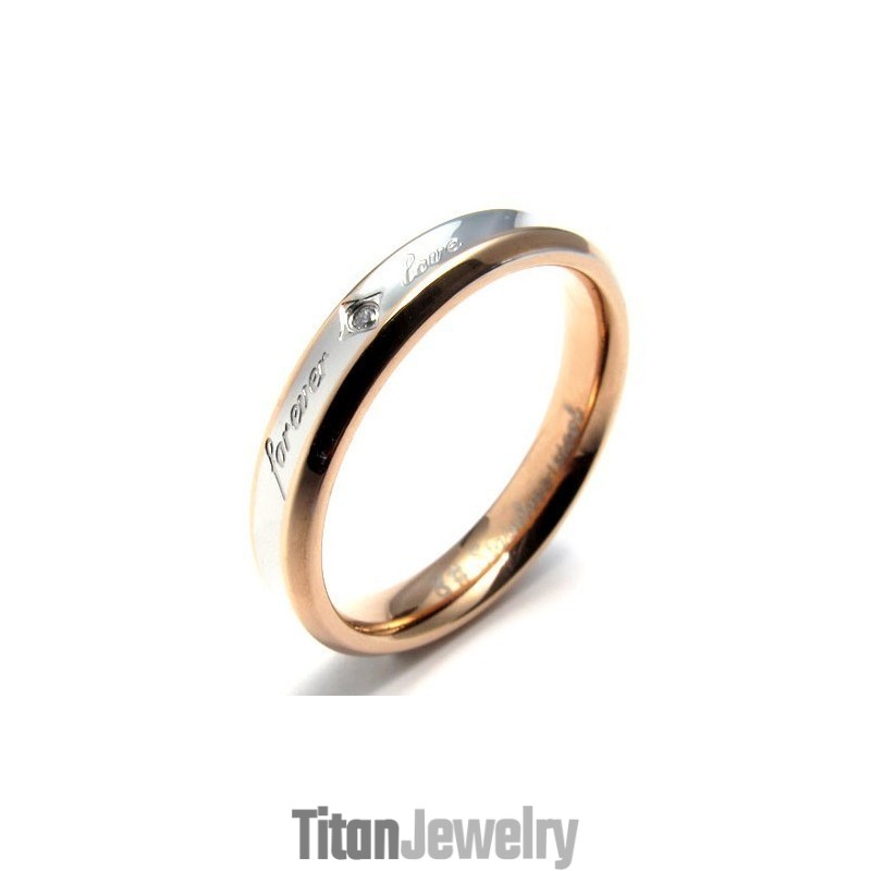 美しいデザイン美しい色彩最高級チタンリング