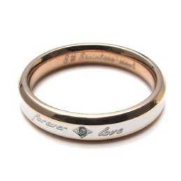 美しいデザイン美しい色彩最高級チタンリング