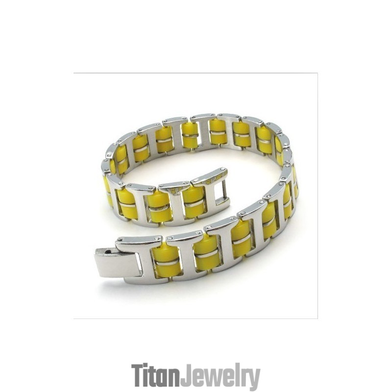 熟練した製造色の輝き信頼できる品質のチタンブレスレット