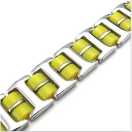 熟練した製造色の輝き信頼できる品質のチタンブレスレット