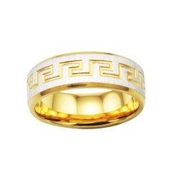 品質と量を保証する男性用チタンリング