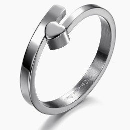 数量限定の王様女性用スイートハートチタンリング