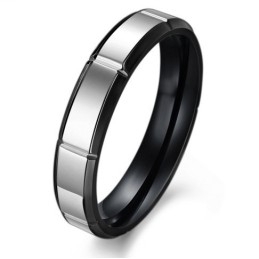 恋人のための高品質レトロチタンリングの女王