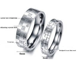 世界中で売れている恋人のためのパズルチタンリング