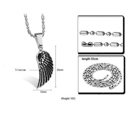 数量の王者 Eyas シェイプ チタンネックレス