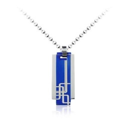 男性用3パーツパターン純チタンネックレスフリーチェーン