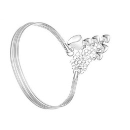品質と量を保証する女性用スイートハートチタンブレスレット