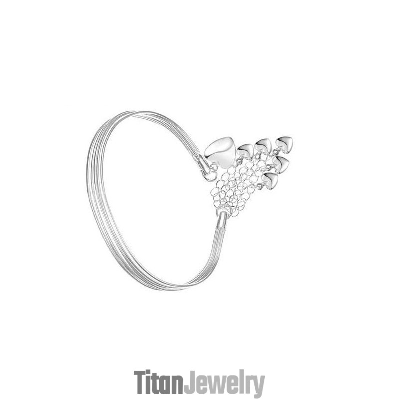 品質と量を保証する女性用スイートハートチタンブレスレット