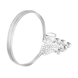 品質と量を保証する女性用スイートハートチタンブレスレット