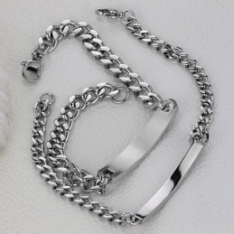 恋人のための使いやすいファッションチタンブレスレット