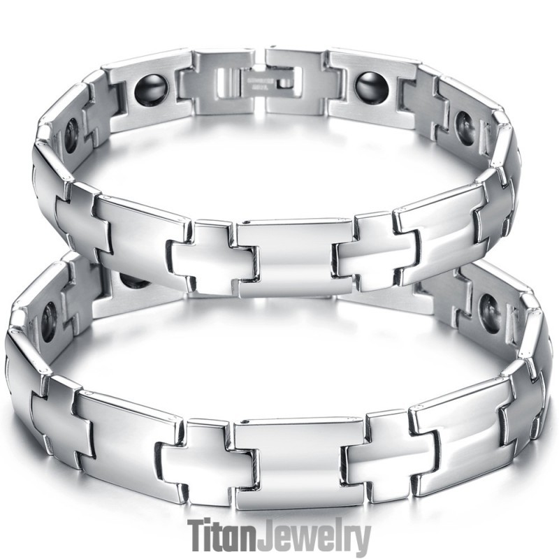 恋人のための使いやすい健康チタンブレスレット
