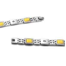 恋人のための高品質健康チタン鉱石ブレスレット（ラインストーン付き）