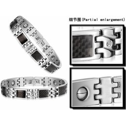 世界的に有名なチタン天然磁石ブレスレット