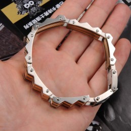 安定した品質の男性用チタンブレスレット