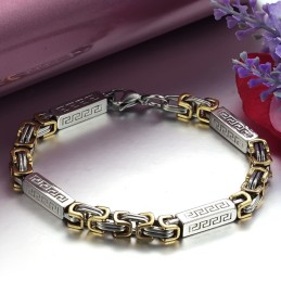 世界的に有名な男性用チタンブレスレット