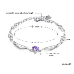 優れた品質の女性用プラチナメッキチタンブレスレット