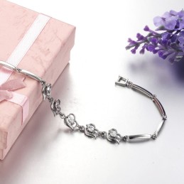 世界中で売れている女性用プラチナメッキチタンブレスレット