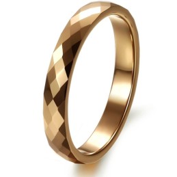 品質と量を保証する女性用タングステンセラミックリング