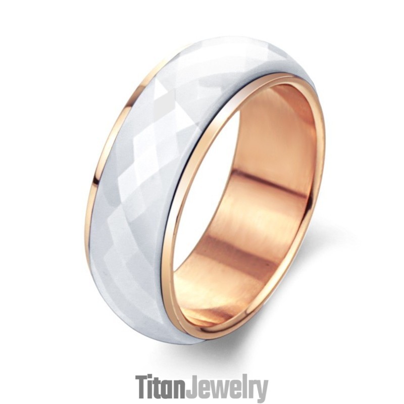 安定した品質のホワイトタングステンセラミックリング