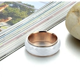 安定した品質のホワイトタングステンセラミックリング