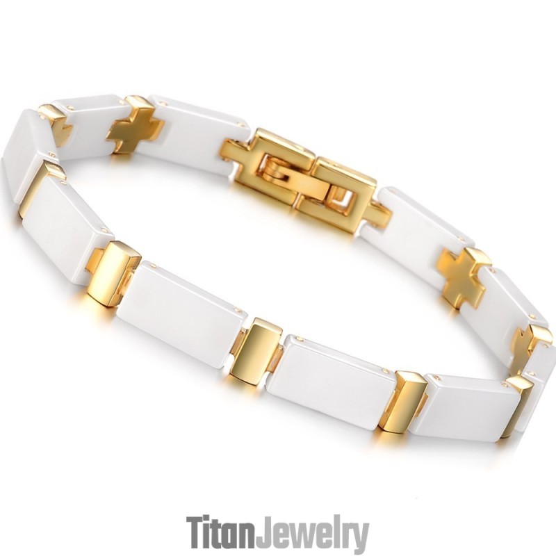 品質と量を保証する女性用タングステンセラミックブレスレット