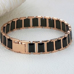 信頼できる評判のブラックタングステンセラミックブレスレット