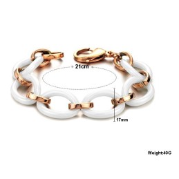 品質と量を保証する女性用タングステンセラミックブレスレット