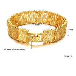 世界的に有名な女性用18Kゴールドメッキブレスレット