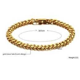 信頼できる品質の女性用スクラブ18Kゴールドメッキブレスレット