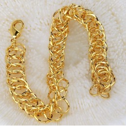 高品質の女性用18K金メッキブレスレット