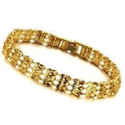 高品質の女性用18K金メッキブレスレット