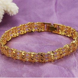 高品質の女性用18K金メッキブレスレット