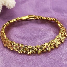 高品質の女性用18Kゴールドメッキブレスレットで有名