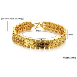 優れた品質の女性用クラシック18Kゴールドメッキブレスレット