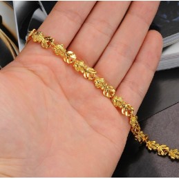 仕様が完全なメスの魚の形18Kゴールドメッキブレスレット