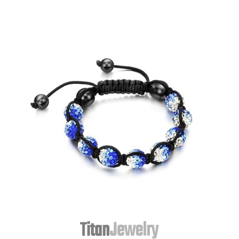 品質と量が保証された女性用ボール型クリスタルブレスレット