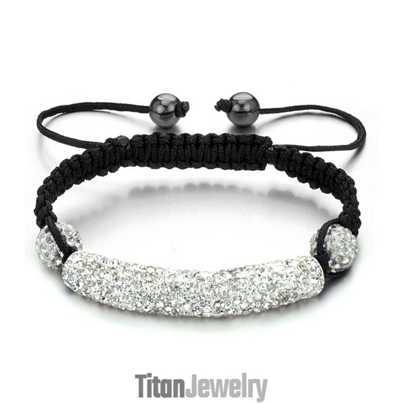 高品質の女性用ボール型クリスタルブレスレット