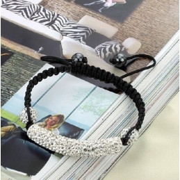 高品質の女性用ボール型クリスタルブレスレット