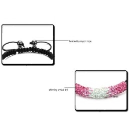 高品質の女性用ボール型クリスタルブレスレット