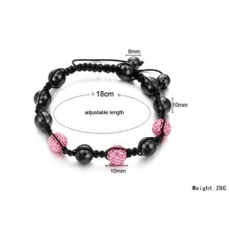 優れた品質の女性用ボール型クリスタルブレスレット