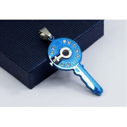 美しいマスターキー型チタンペンダント - フリーチェーン