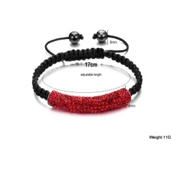 安定した品質の女性用ボール型クリスタルブレスレット