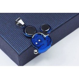 ブルーミッキーマウスチタンペンダント - フリーチェーン