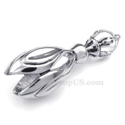 魅力的なチタンペンダントネックレス（チェーン無料）