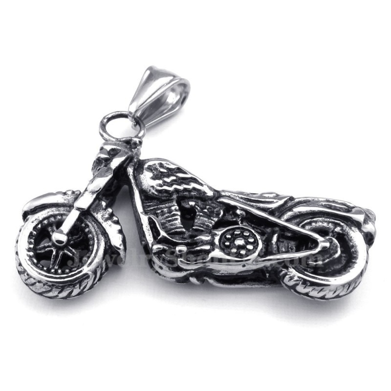チタン製バイクペンダントネックレス（チェーン無料）