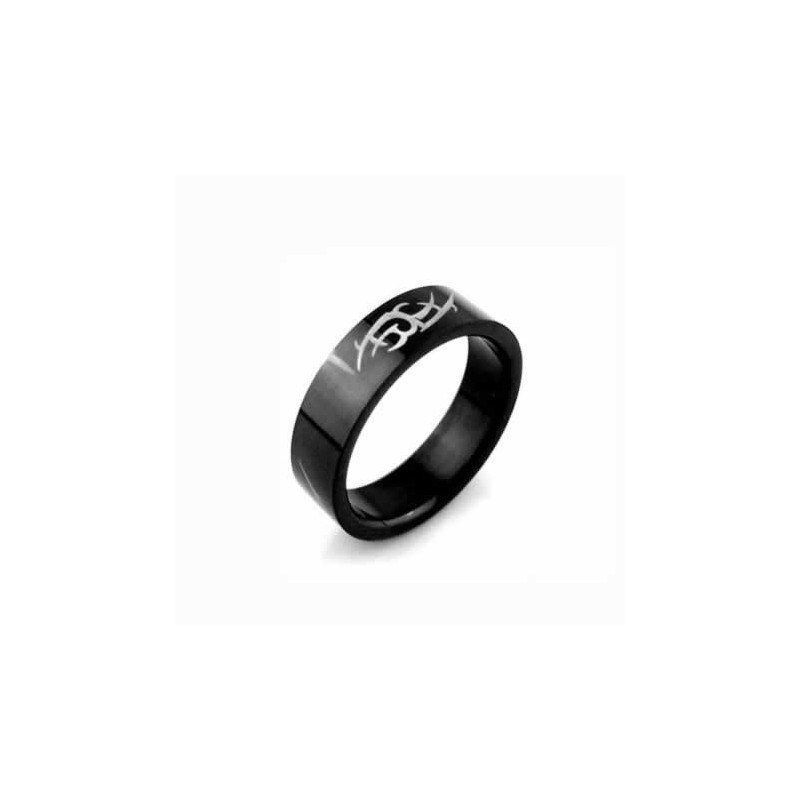 エルドリッチ ブラスト メンズ 6mm ブラックチタンリング エルドリッチ ブラスト メンズ 6mm ブラックチタンリング