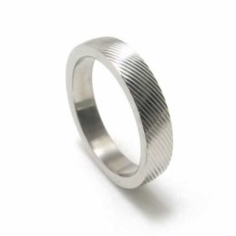 クロスグレイン 4mm チタンリング
