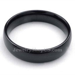 5mm ブラックチタンスムースリング