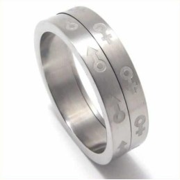 セックスシンボル 6mm チタンリング