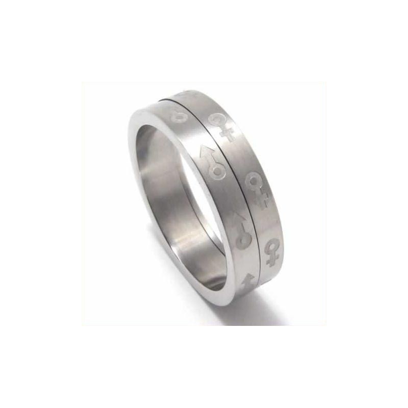 セックスシンボル 6mm チタンリング セックスシンボル 6mm チタンリング